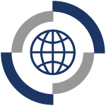 SciServer logo: a blue globe in a blue/gray circle