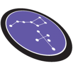 SDSS logo: a purple spectroscopic plate with the Big Dipper and Southern Cross